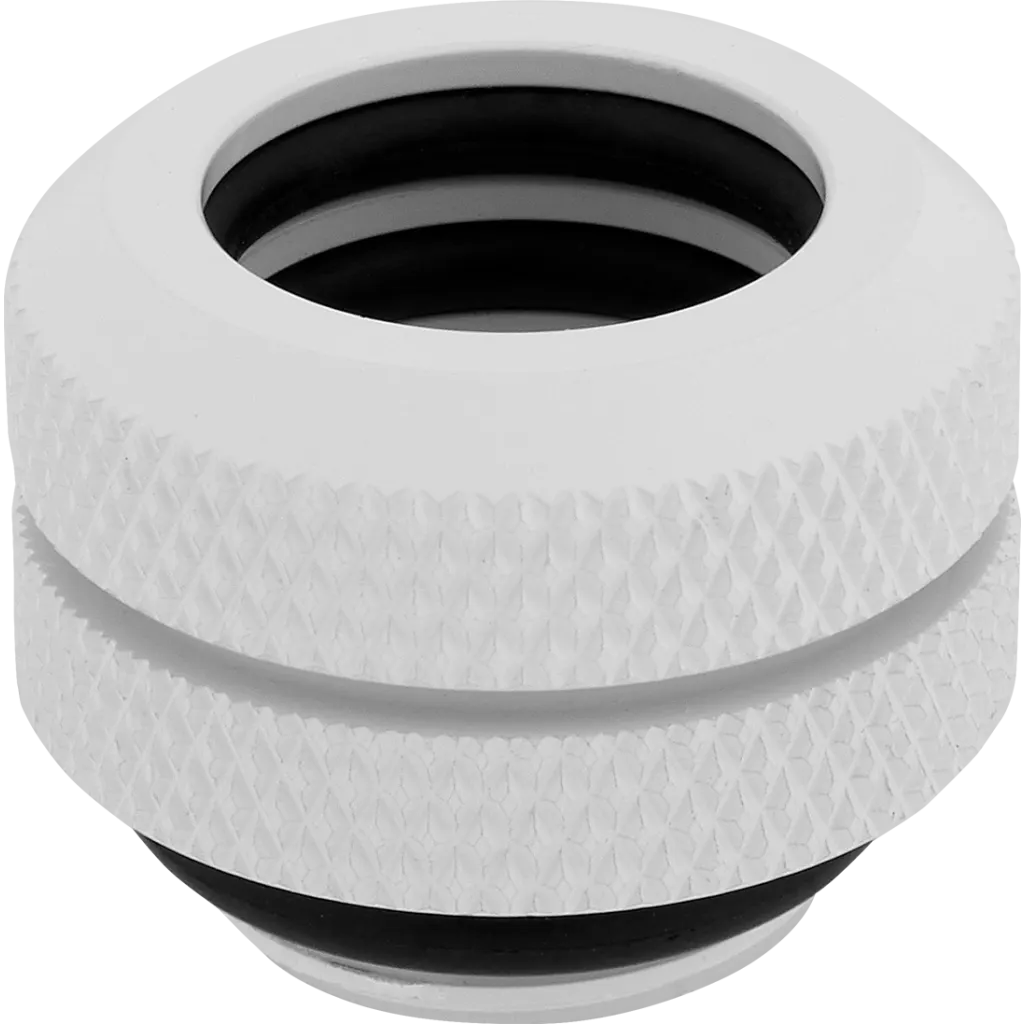 Hydro X Series XF Hardline 12mm OD Fitting Four Pack — White