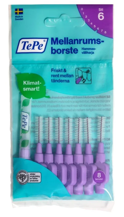 TePe mr borste Original 1,1 mm, 8 st