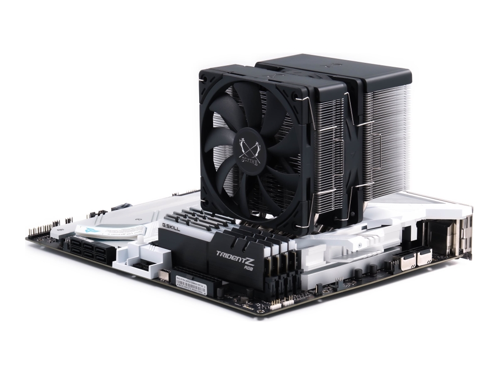 Scythe Fuma 3 SCFM-3000 - Processorkylare - (för: LGA2011-3, AM4, LGA2066, LGA1200, LGA1700, AM5, LGA115x Socket) - 120 mm