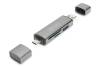 USB-C / USB 3.0 kortläsare Digitus DA-70886 Card Reader Hub, SD / MicroSD, USB 3.0 OTG, bild 2