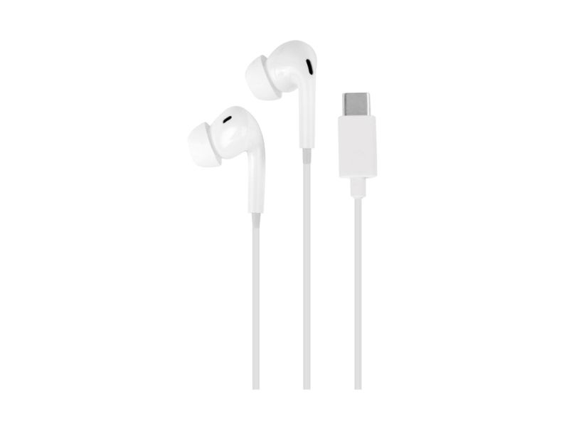 PURO PUIPHF31USBCWHI, Sladdansluten, Samtal/musik, 11g, Headset, Vit