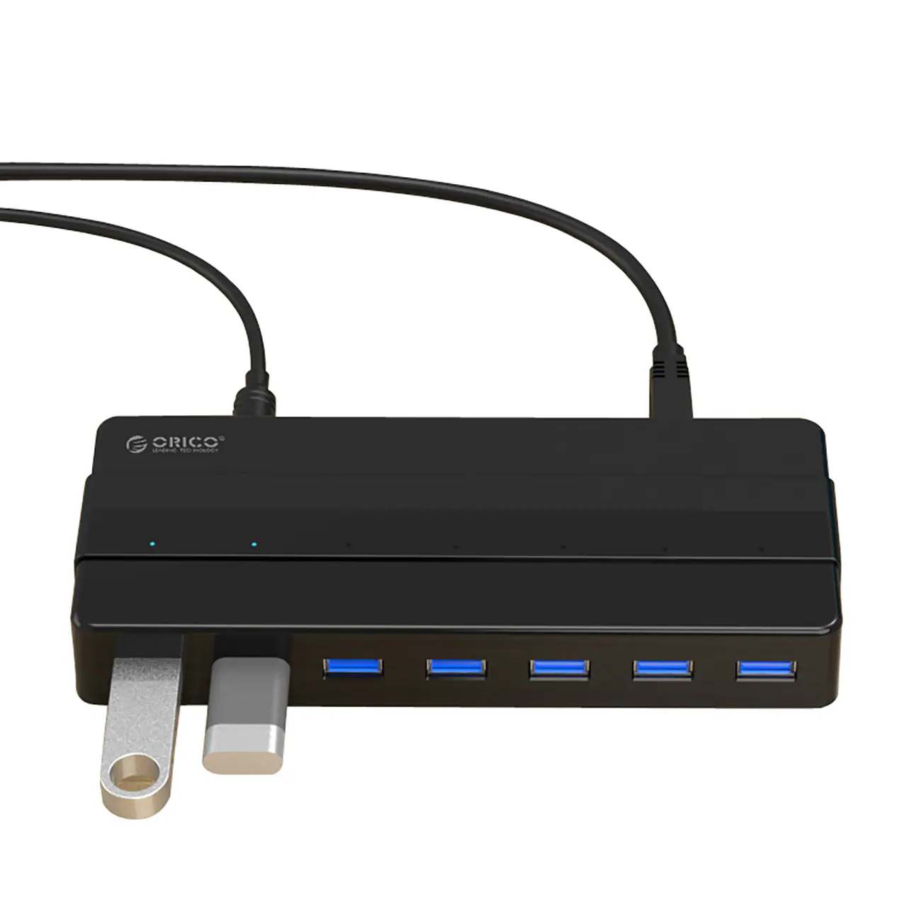 Nav Orico H7928-U3-V1 7x USB-A 3.0 - svart, bild 5