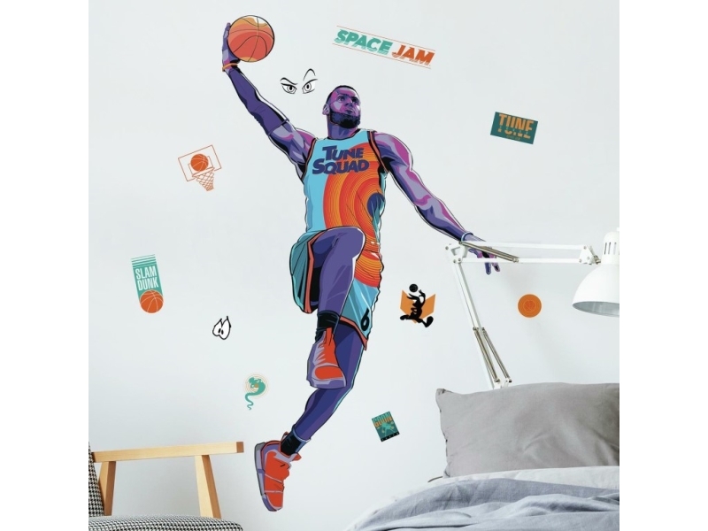 Space Jam LeBron gigantiska väggdekaler