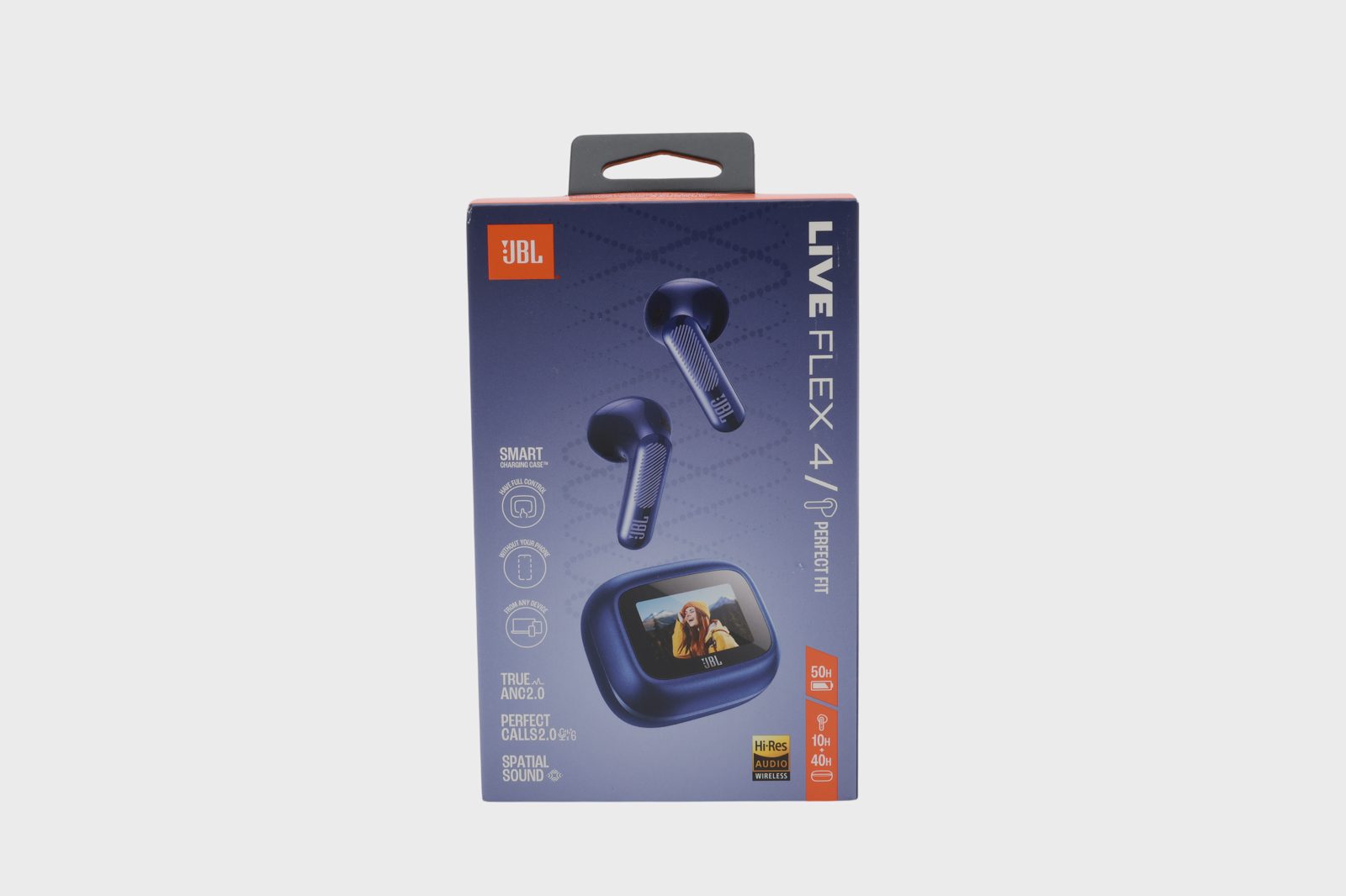 JBL Live Flex 4 True Wireless, blå