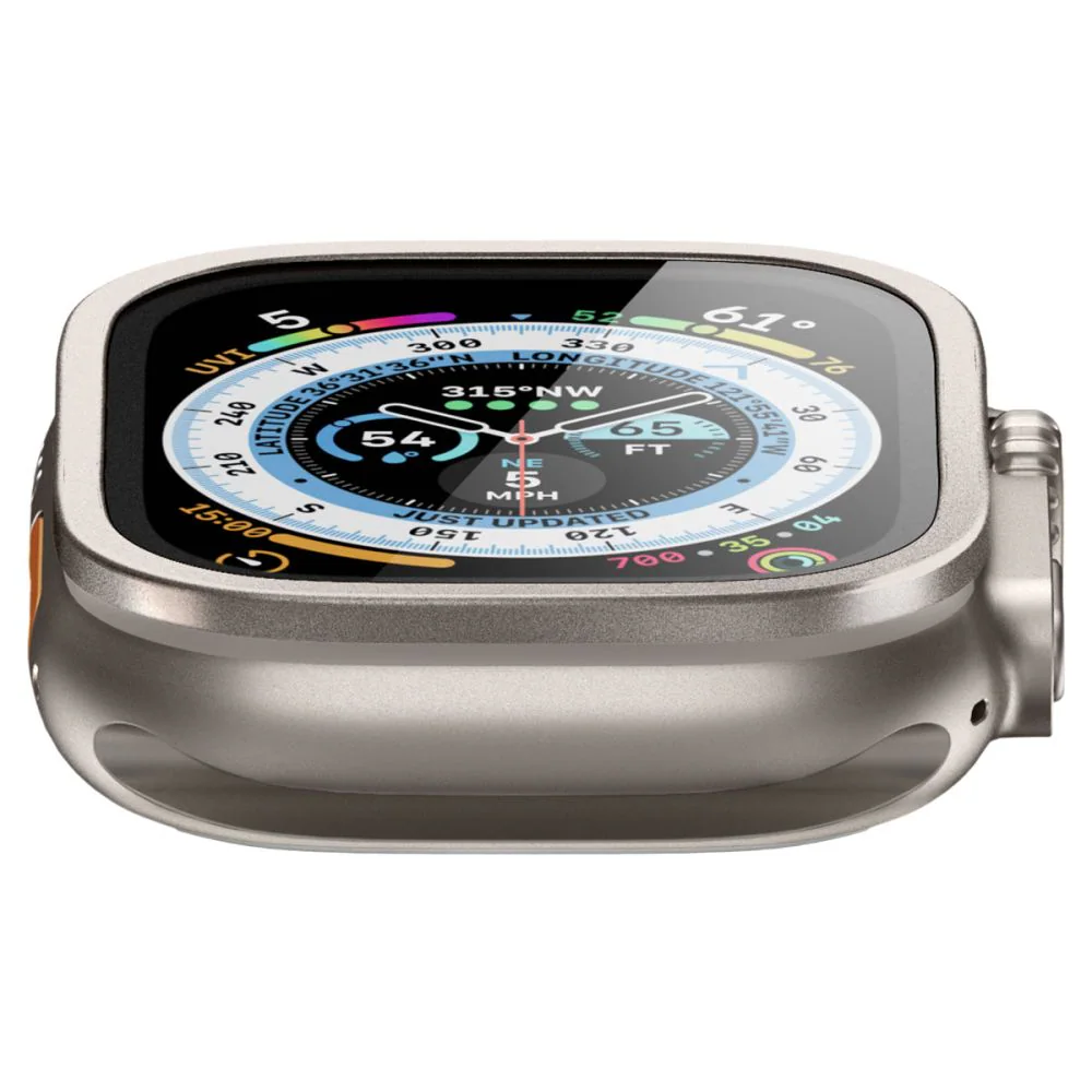 Spigen Glas.tR Slim Pro härdat glas för Apple Watch Ultra (49mm) - Beige, bild 5