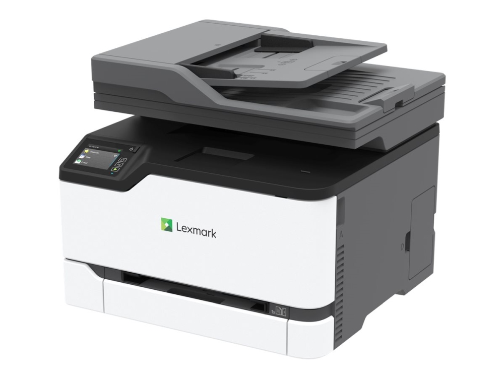 Lexmark CX431adw - Multifunktionsskrivare - färg - laser - 216 x 356 mm (original) - A4/Legal (media) - upp till 26 sidor/minut (kopiering) - upp till 26 sidor/minut (utskrift) - 250 ark - 33.6 Kbps - USB 2.0, Gigabit LAN, USB 2.0-värd, Wi-Fi(ac)