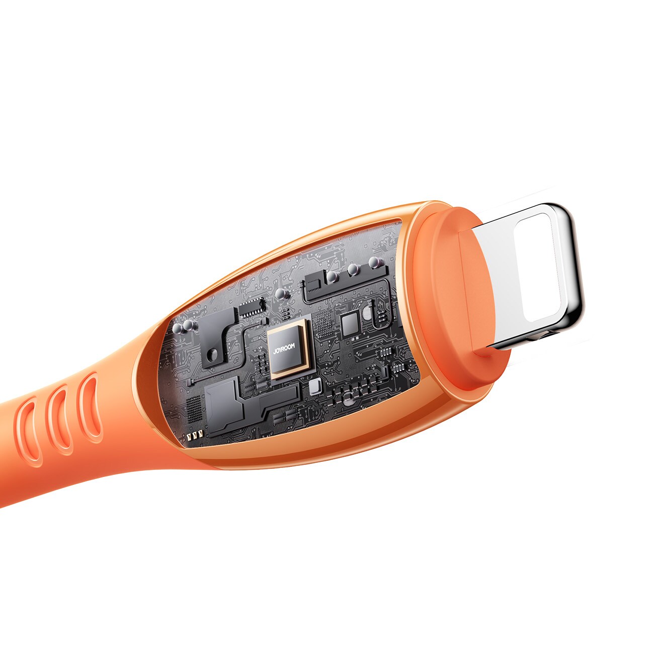 Joyroom S-A59 snabbladdningskabel USB-A till Lightning 1,2m – orange, bild 4