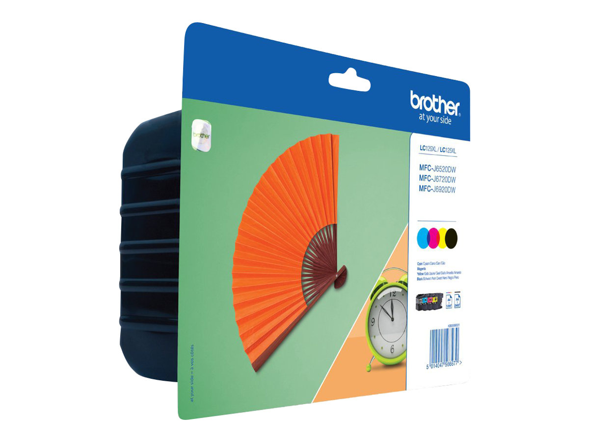 Brother LC129XL multipack bläckpatroner, bild 2