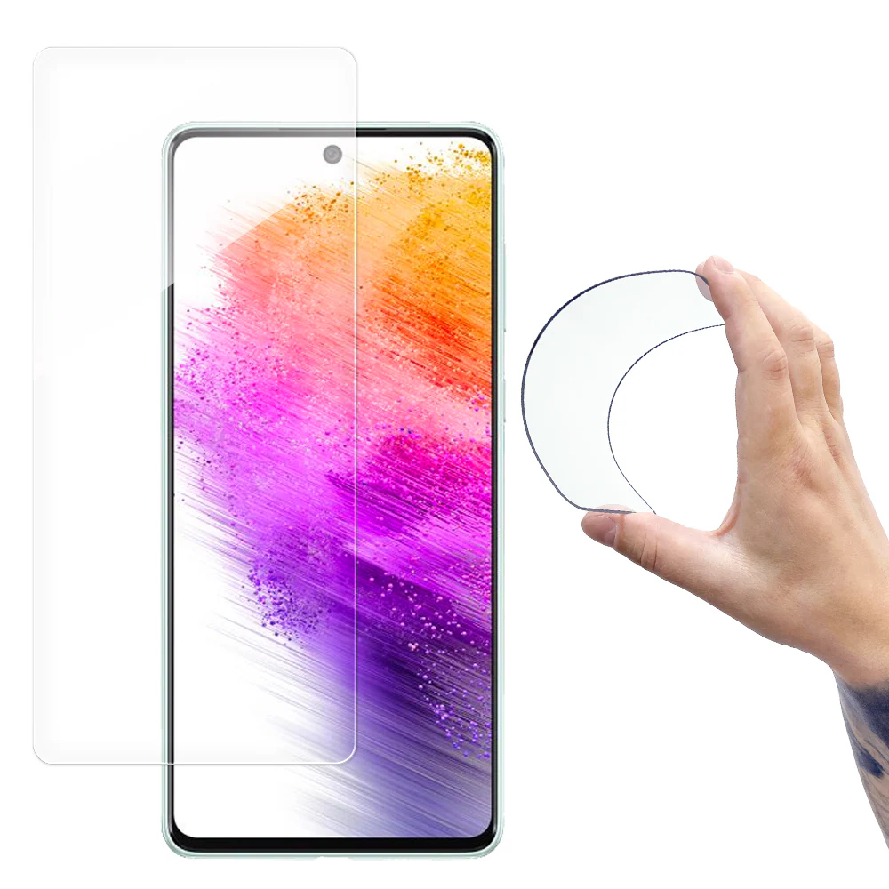 Wozinsky Nano Flexi Hybrid Flexibel glasfilm Samsung Galaxy A73 Härdat glas