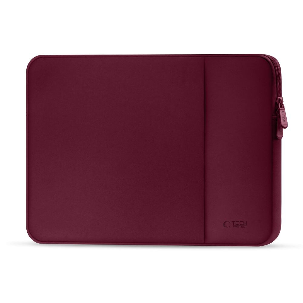 Tech-Protect Neoprene Laptopfodral 13" – Vinröd, bild 2