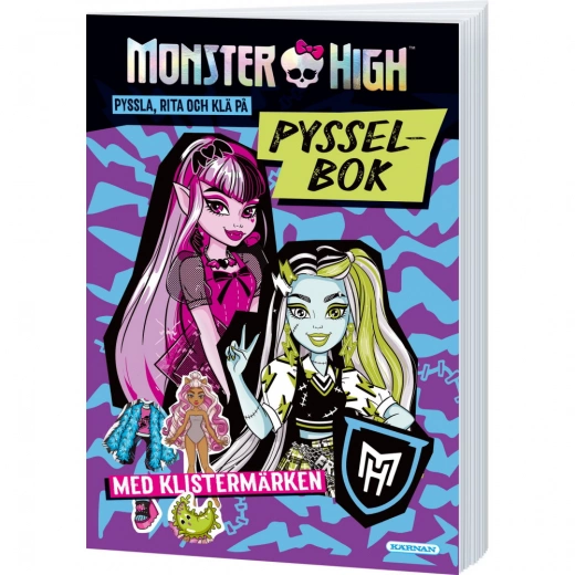 Pysselbok Monster High Med Klistermärken