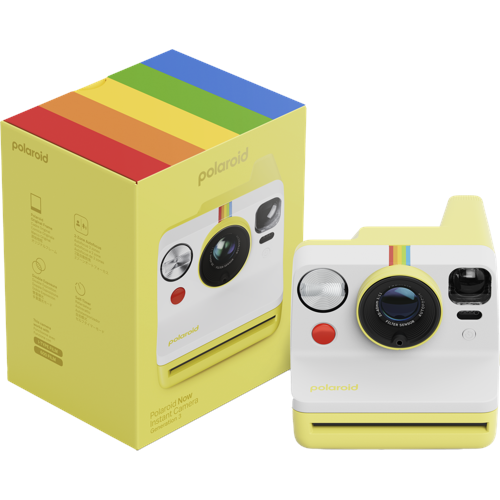 Polaroid Now Instant Generation 3, Gul, Automatisk, 0,4 - 1,3 m, Polaroid App, Litium-Ion (Li-Ion), 448 g