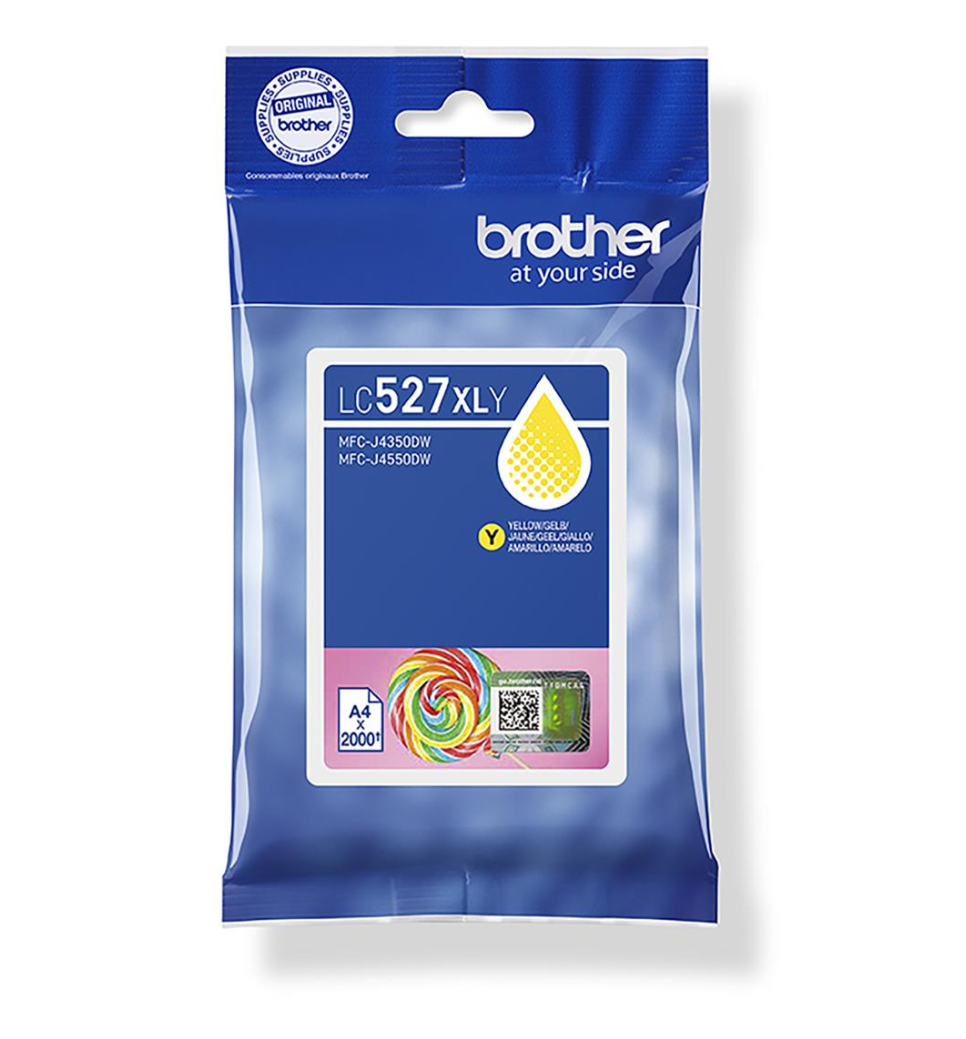 Brother LC527XLY Gul, 2000 sidor, bild 3