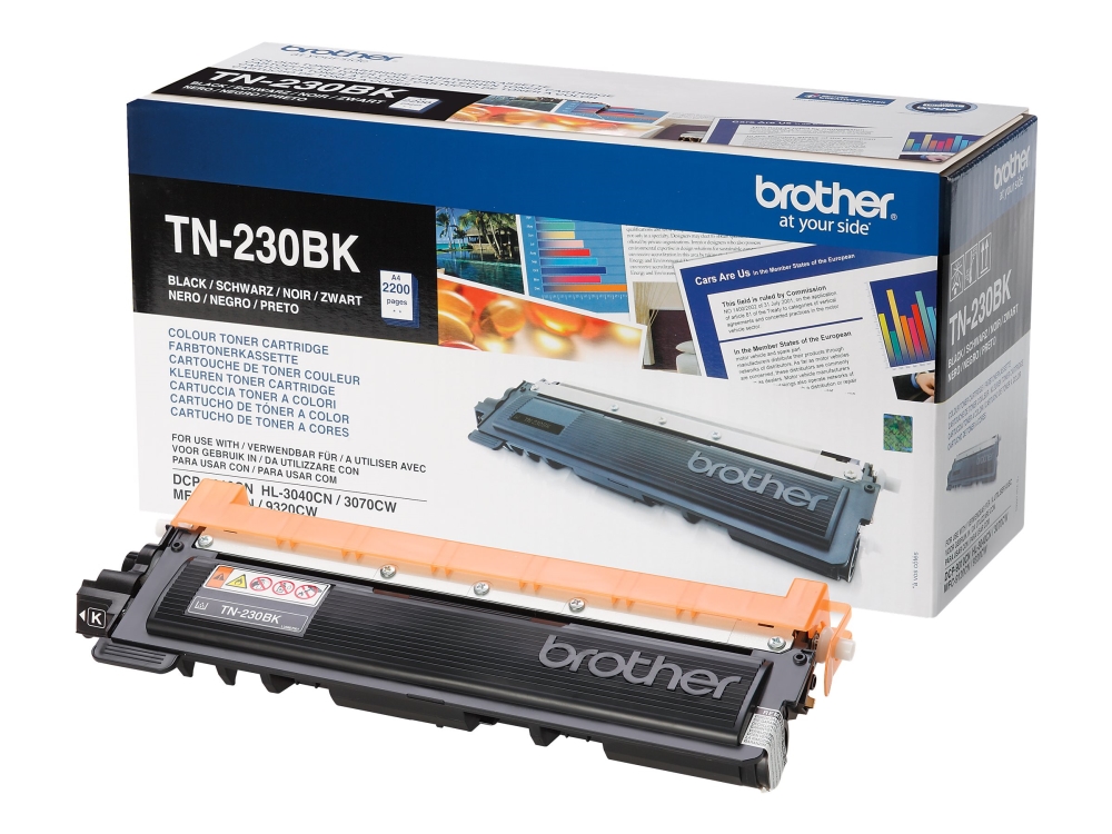 Brother TN230BK, 2200 sidor, Svart, bild 2