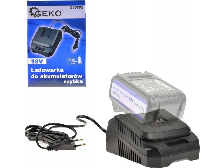 Laddare Geko laddare för Li-ion-batterier 18V snabb (20)