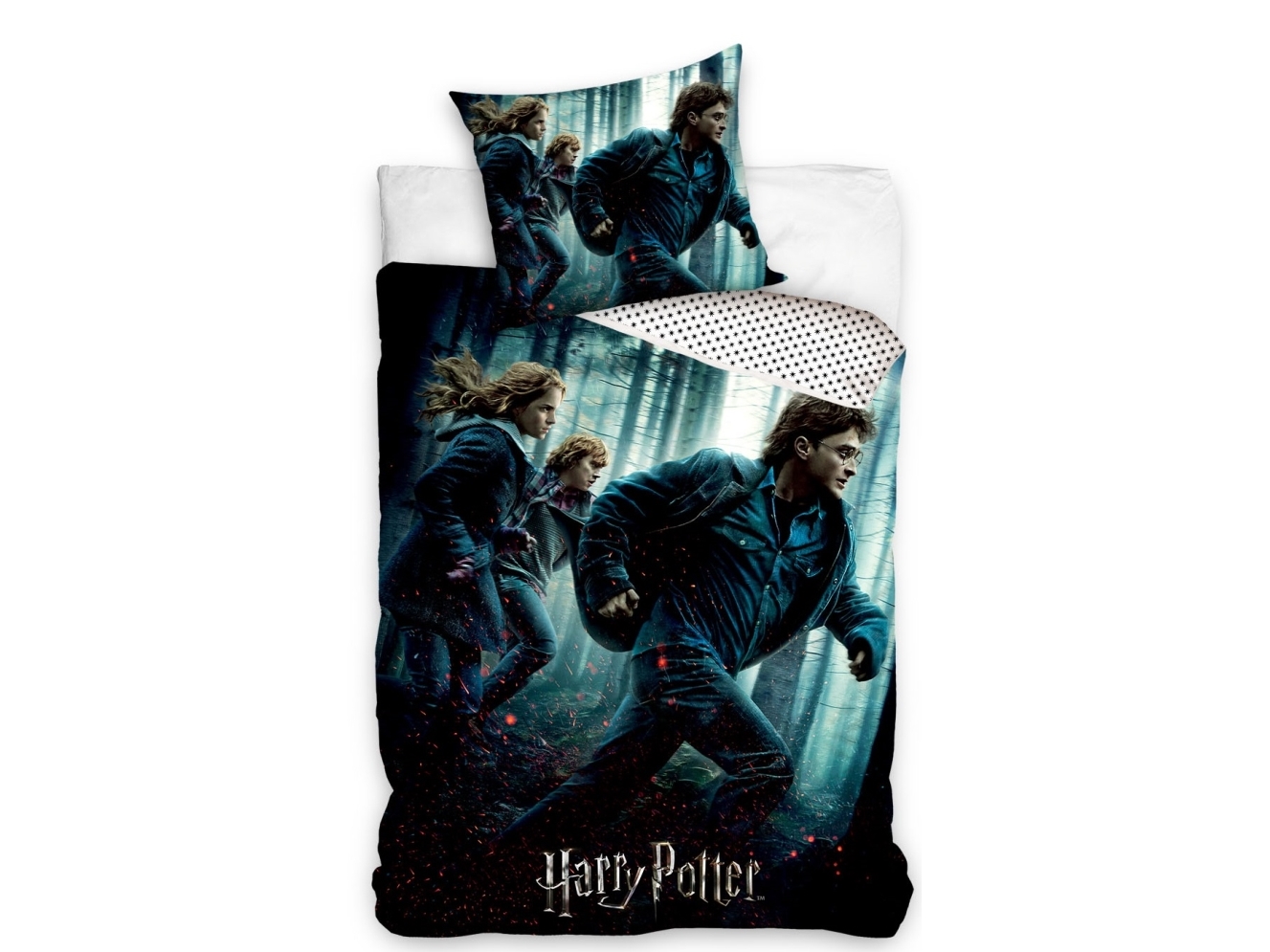 Harry Potter, Ron och Hermione påslakan 140x200, 100% bomull