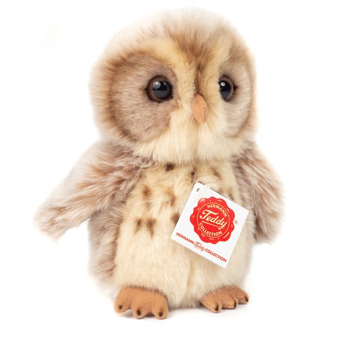 Teddy Hermann - Owl light brown 16 cm (941705)