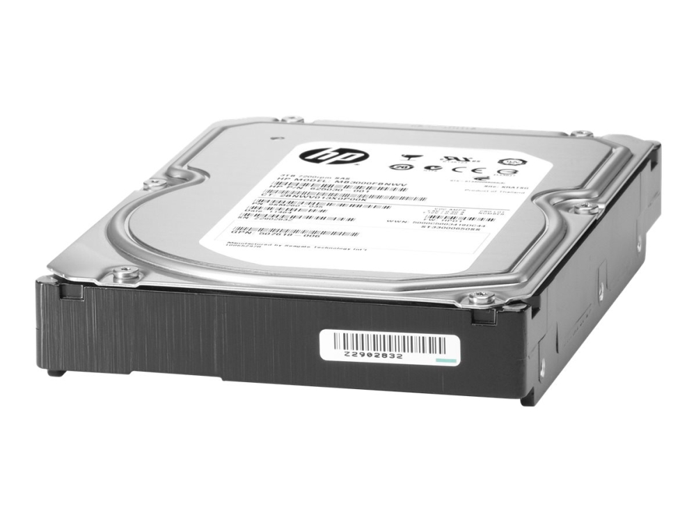HPE Midline - Hårddisk - 4 TB - inbyggd - 3.5 LFF - SATA 6Gb/s - 7200 rpm
