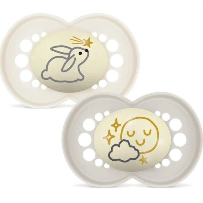 MAM Original Night Silk 6-16m Neutral, 2 st