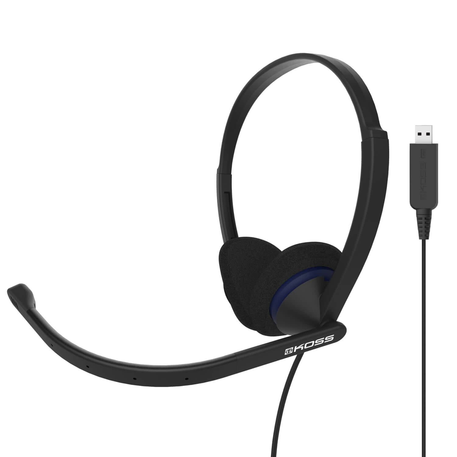 Koss CS200 On-Ear, USB - Svart, bild 3