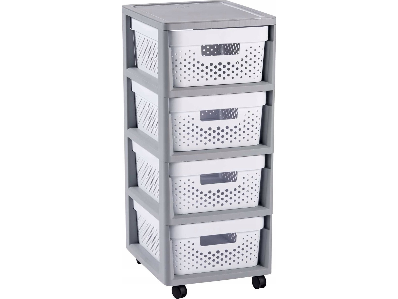 CURVER INFINITY KD hylla 4x10L, azurblå