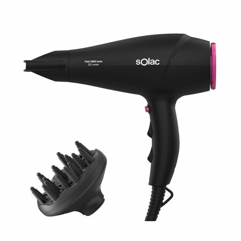 Solac SH7083 hårtork 2200 W, svart