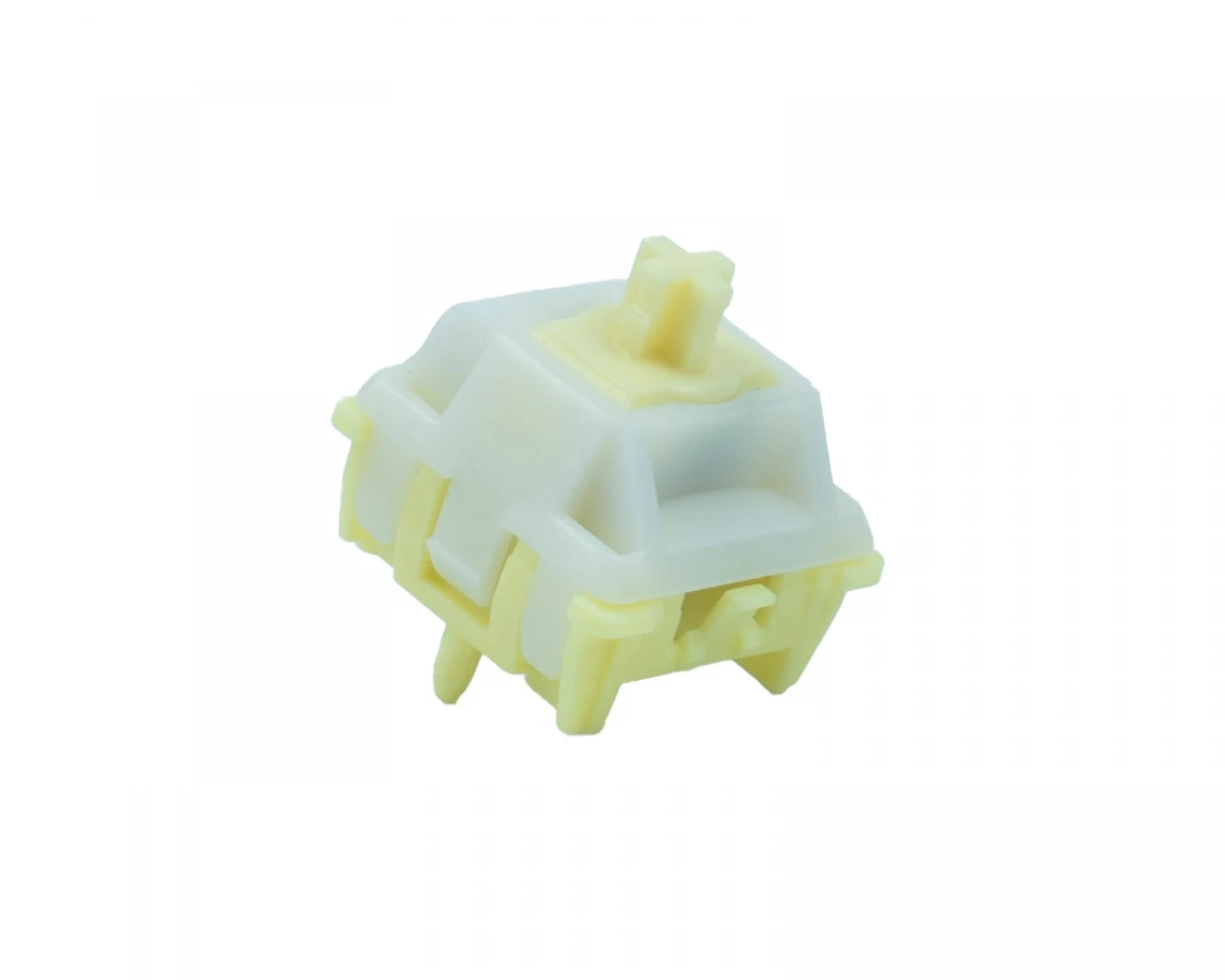 Gateron Ukeebs Snowy Yellow Magnetisk Linjär Switch