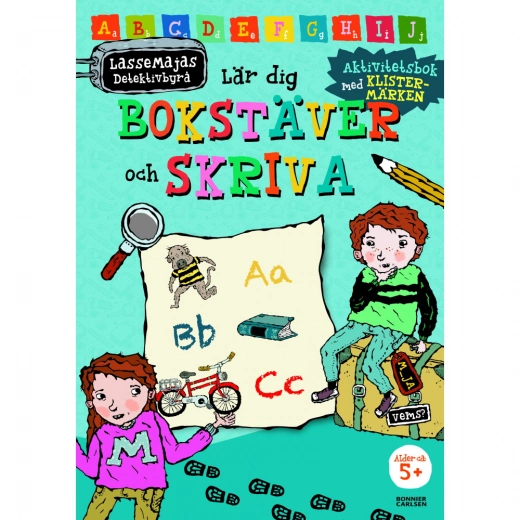 LasseMajas detektivbyrå lär dig bokstäver och skriva