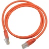 Nätverkskabel oskärmad Cat.6, RJ45, 2 meter - Orange, bild 2