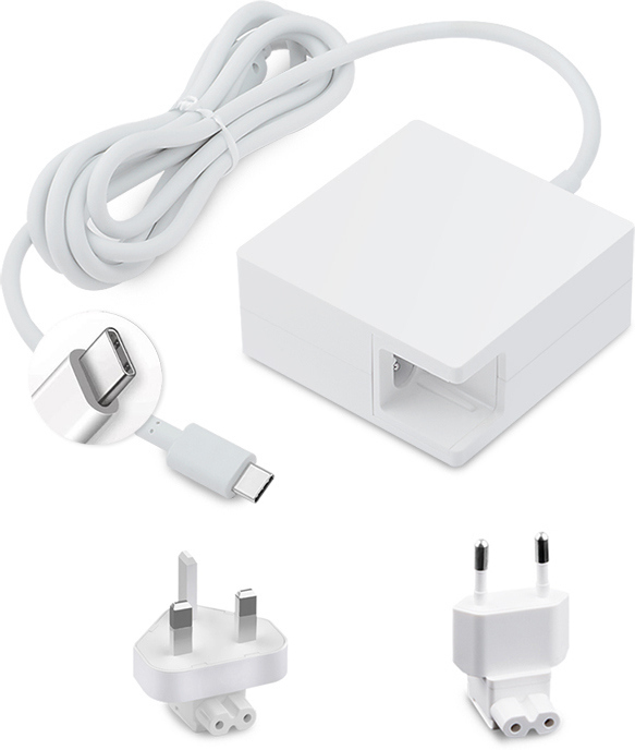 CoreParts USB-C Power Adapter 45W - White, bild 5