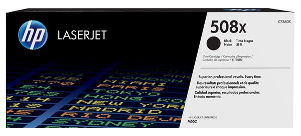 HP toner 508X Original LaserJet Svart, bild 4