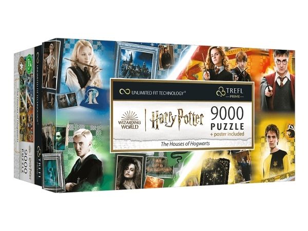 Trefl Wizarding World Harry Potter, 9000 styck, Fantasi