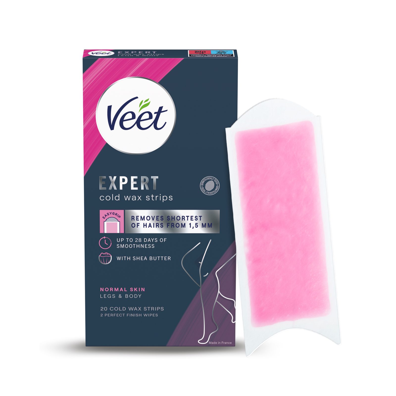 Veet Expert Cold Wax Strips Normal 20 st