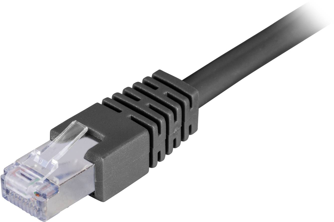 DELTACO TP-kabel Cat6 F/UTP Svart 50 m, bild 3