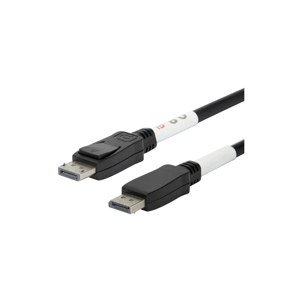 DELTACO DisplayPort 2.1, 8K, DP80, 1 m, svart