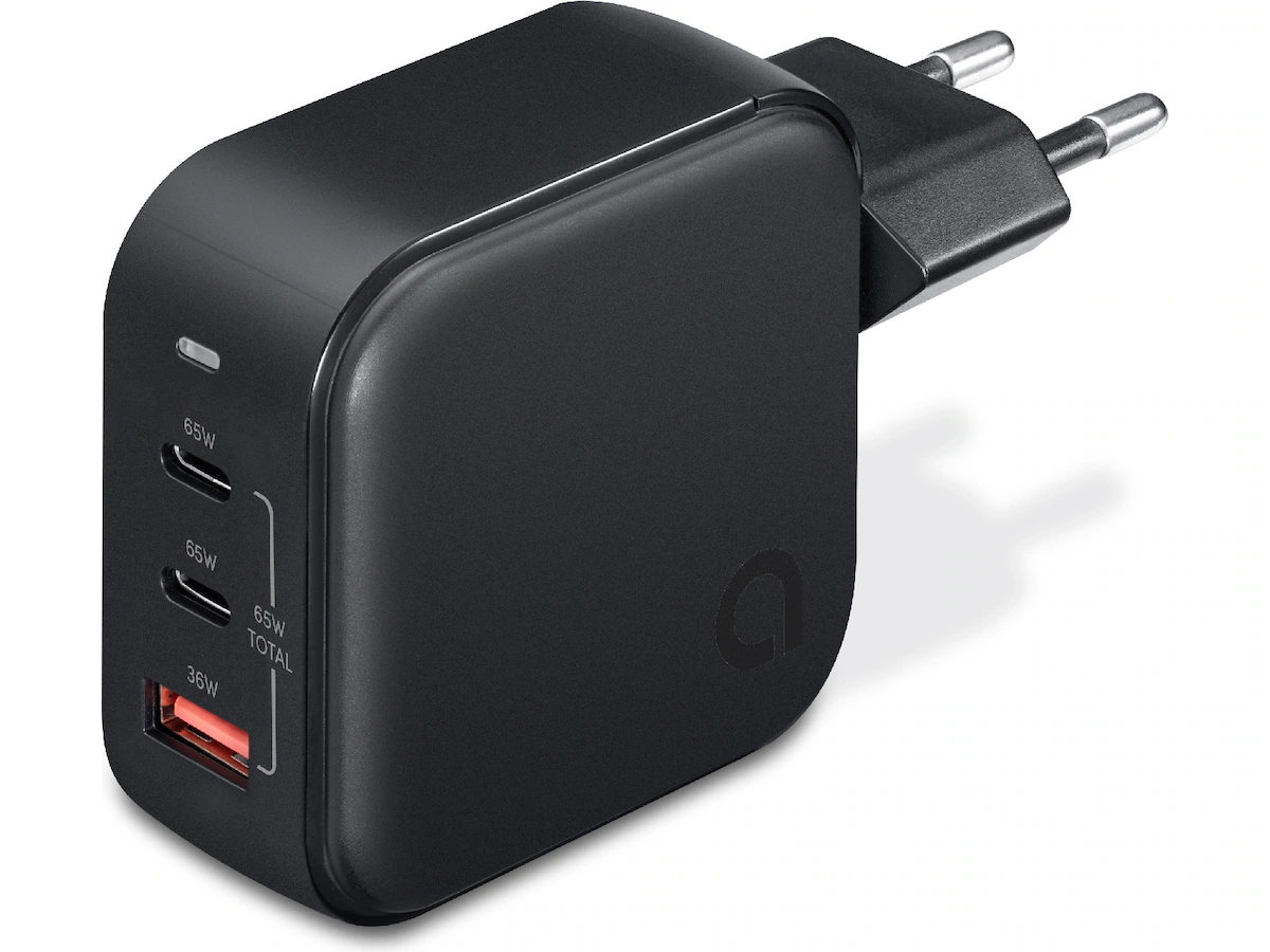 Andersson WLC-G2450 - Wall Charger PD 65W 2xUSB-C 1xUSB-A Black