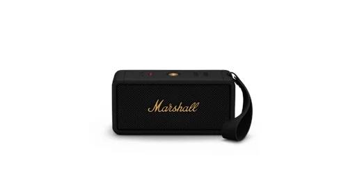 Marshall Middleton bärbar bluetooth-högtalare (svart/mässing), bild 3