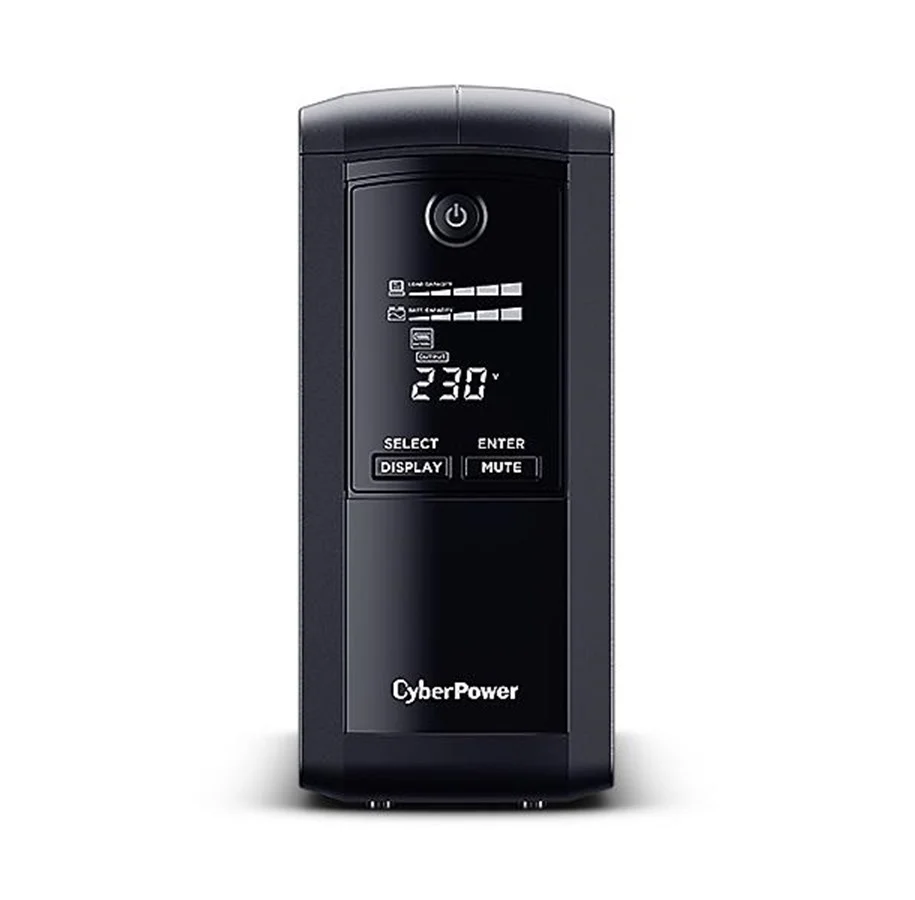 CyberPower Value Pro VP1000ELCD UPS 1000 VA 550 W linjeinteraktiv 4 AC-uttag