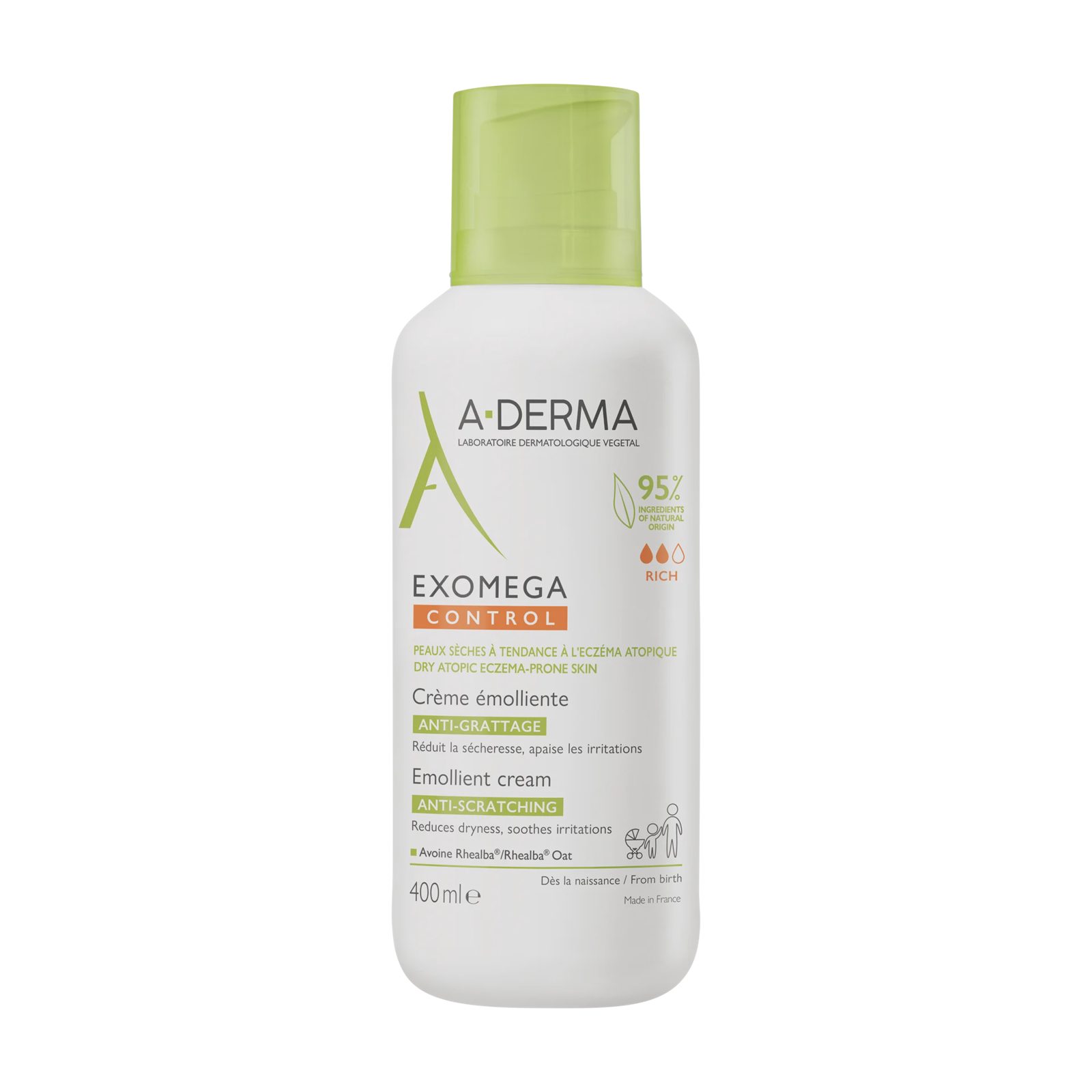 A-DERMA Exomega Control Cream 400 ml 400 ml