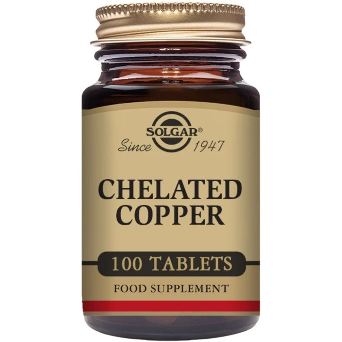 Solgar Kelaterad Koppar, 100 tabl