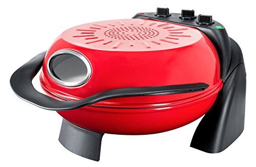 Steba PB 1, 1 pizza/pizzor, 290 cm, 250 ° C, 0,5 h, Svart, Röd, 1000 W