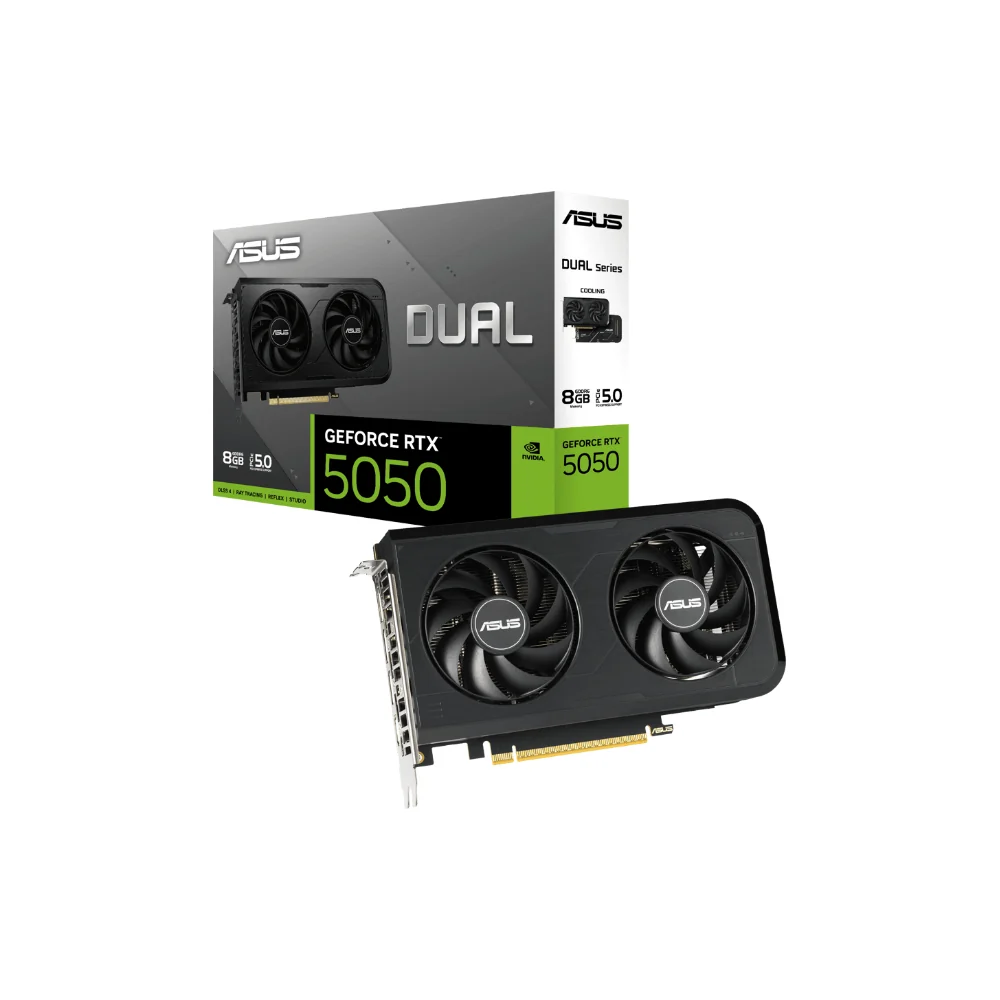ASUS GeForce RTX 5050 8GB DUAL OC grafikkort