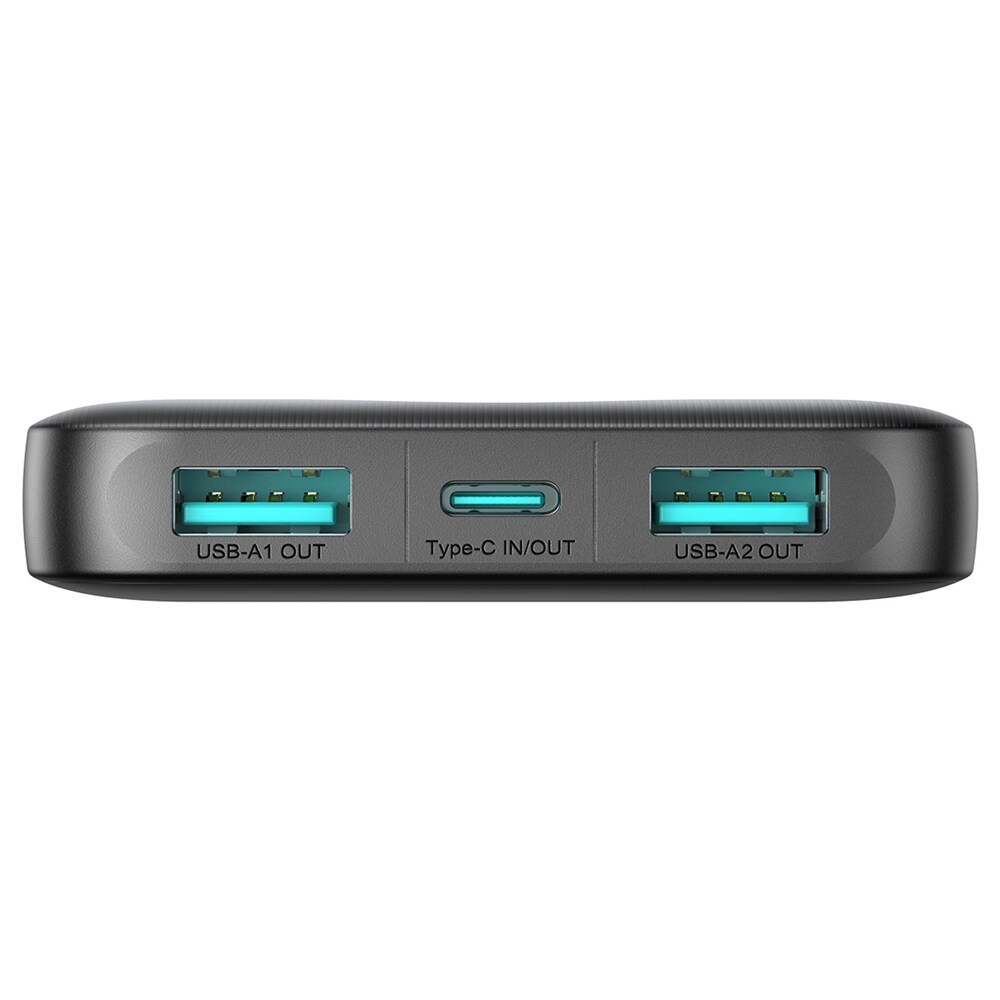 Joyroom powerbank 10000mAh med 2xUSB och 1xUSB-C för snabb laddning, bild 3