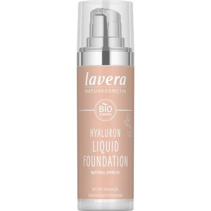 Lavera Hyaluron Liquid Foundation Natural Ivory 01