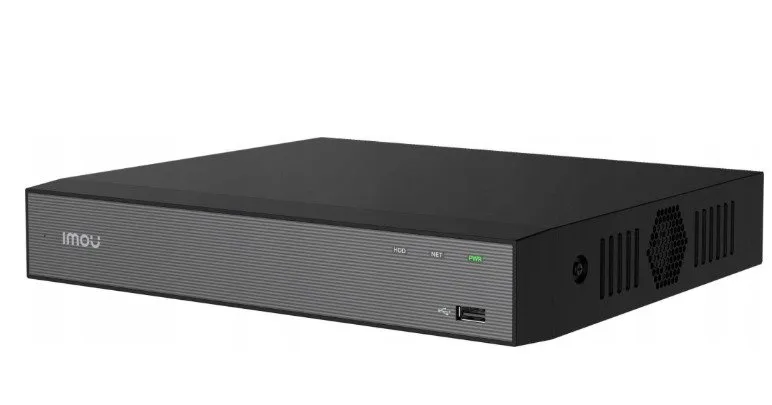 IMOU 10-kanalig inspelare 4 antenner WiFi 6 mikrofoner röst HDMI VGA NVR-N110W-8A0E