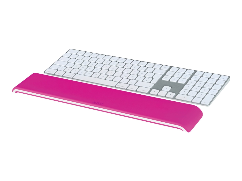 Leitz Ergo WOW - Handledsstöd till tangentbord - rosa