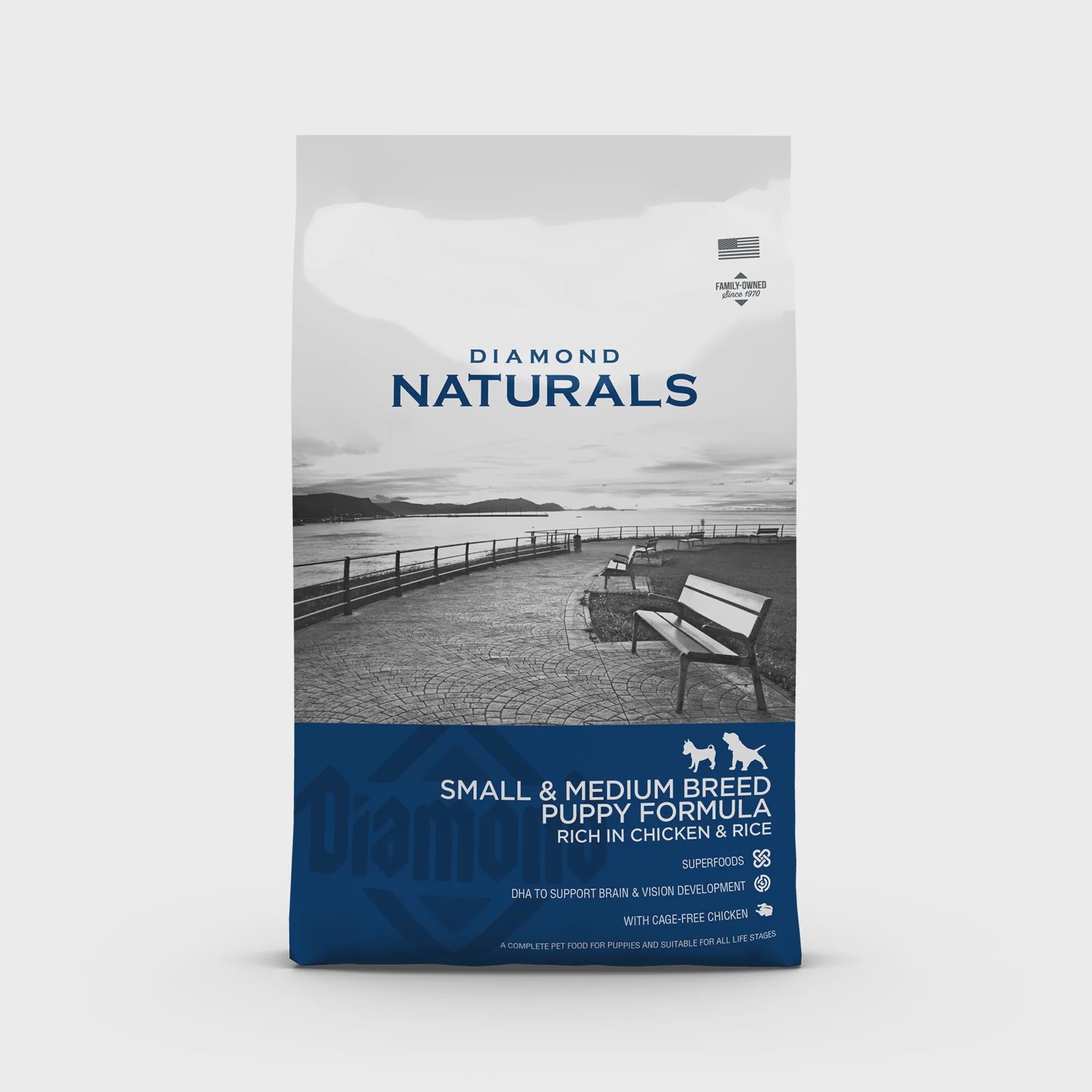 Diamond Naturals Small & Medium valpfoder kyckling & ris 2 kg