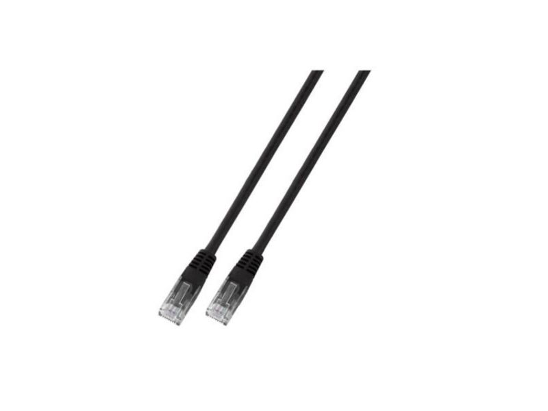 EFB Elektronik K8100SW.7,5, 7,5 m, Cat6, U/UTP (UTP), RJ-45, RJ-45, Sort