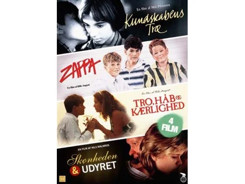 Danske Ungdimsklassikere - (4DVD BOKS) Indeholder, Zappa, Kundskabens træ, Skønheden og udyret samt tro, håb og kærlighed., bild 5