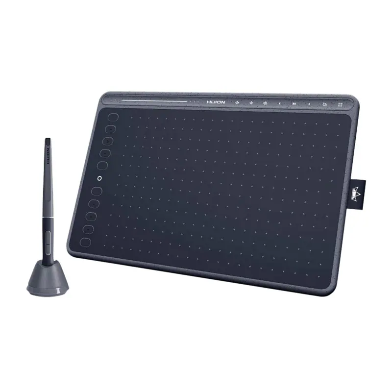 HUION HS611, Kabel, 5080 lpi, 258,4 x 161,5 mm, USB, 1 cm, Svart, bild 4